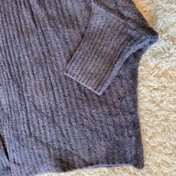 Barefoot Dreams Cozychic Lite Ribbed Shrug Cardi Pacific Blue Size S/M - Picture 5 of 12